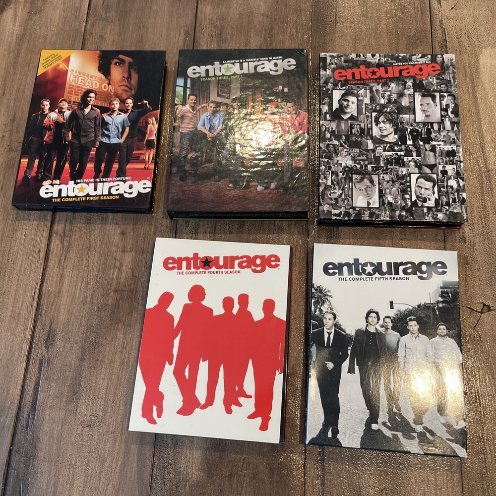 Entourage: The Series (DVD, 2015) Seasons 1 3 Part 1 And 2 Season 4 Season 5